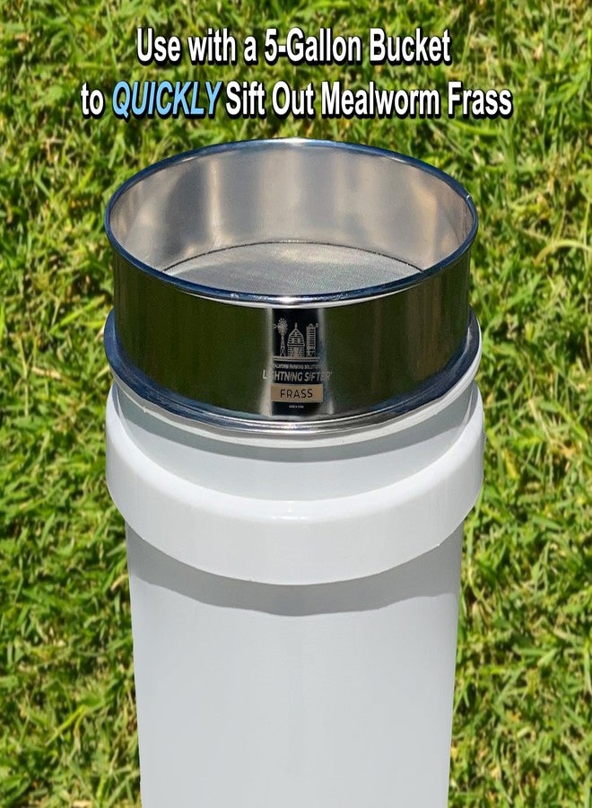 Mealworm Farming Solutions MFS' D-11 Lightning Sifter Mealworm Frass Sifting Pan (2nd Gen) - Image 2